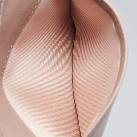 Valentino Beige Leather Rockstud Bi-Fold Compact Wallet - Picture 8 of 9